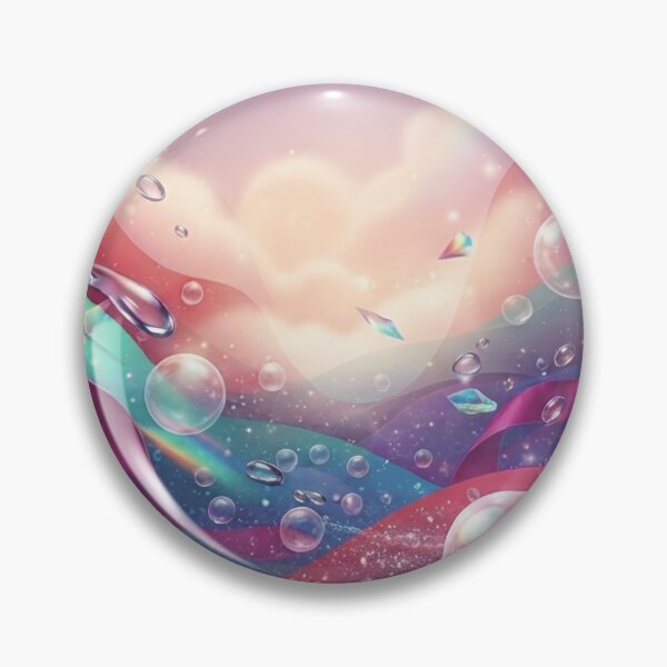 Item preview, Psychedelic Iridescent Bubble Fluid Art designed and sold by SassyArtistry.