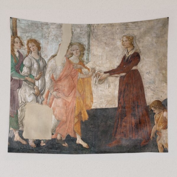 Item preview, Venus and the Three Graces Fresco designed and sold by artofuniverse.
