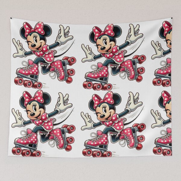 Item preview, Minnie Mouse Roller Skating Fun Summer Aesthetic designed and sold by rfd2.