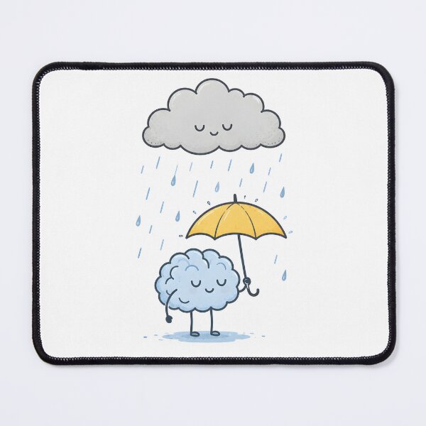 Item preview, Brain Under a Rain Cloud designed and sold by Day Dreamer.
