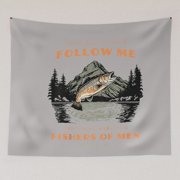 Item preview, Fishers of Men Bible Verse for Christian Man designed and sold by GreggRoss.