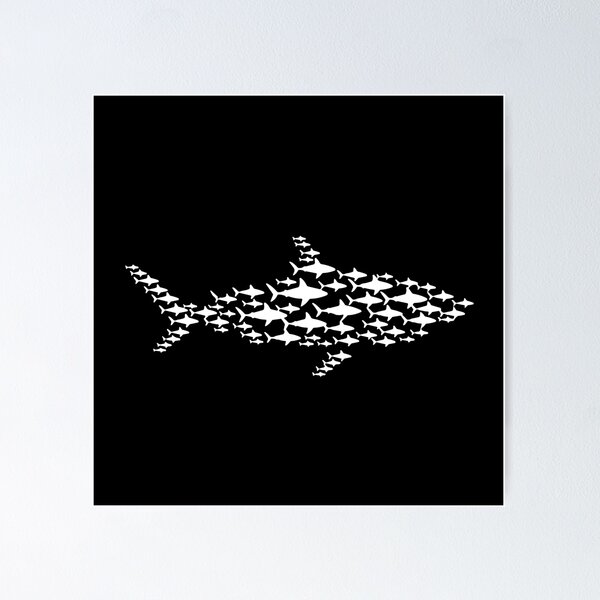 Item preview, Sharks Made Of Sharks Marine Life Ocean Predator designed and sold by PopStars1993.