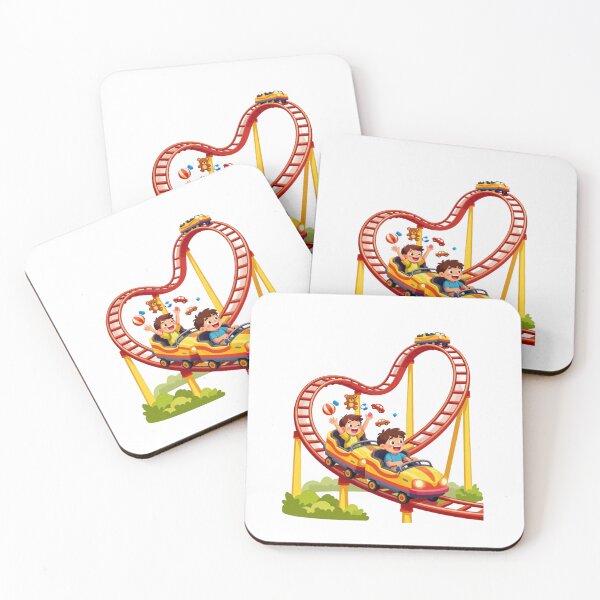 Item preview, Montaña rusa infantil PNG | Imágenes prediseñadas de atracciones de parque de diversiones | Divertida ilustración de dibujos animados para niños | Diseño para sublimación | Descarga instantánea designed and sold by MEHMET CAN.