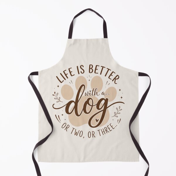 Item preview, Life Is Better With A Dog or Two or Three, Funny Dog Owner, Dog Lover Gift, Dog Mom, Dog Paw, Dog Dad Gift, Adopt Dog designed and sold by Quiajia.