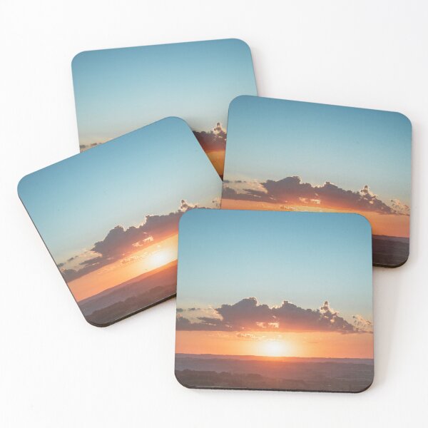Item preview, Golden Sunset Landscape Wall Art | Peaceful Countryside Nature Photography | Scenic Sunset Print designed and sold by StyleForge Apparel.
