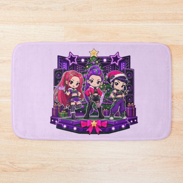 Item preview, Xmas Kpop fan art anime chibi kawaii rumi zoey mira designed and sold by Infdesigner.