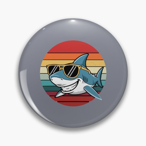 Item preview, Cool Shark Sunglasses Retro Sunset Ocean Lover designed and sold by SofiBlair.