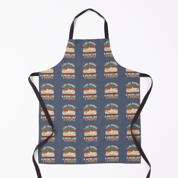 Item preview, I Like Sharks & Maybe Like 3 People Shark Lover Introvert Humor designed and sold by SofiBlair.
