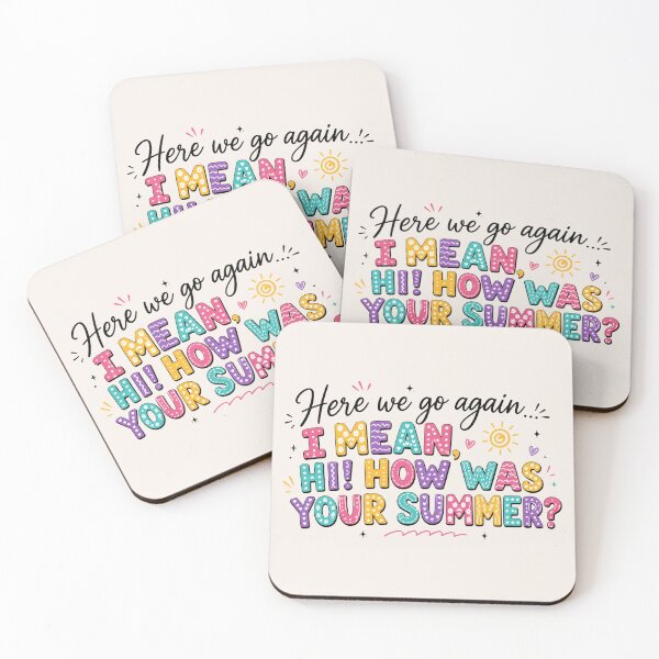 Item preview, Here We Go Again, Back To School Teacher, Funny teacher, How Was Your Summer,Funny Gift For Teacher, First Day Of School designed and sold by Quiajia.