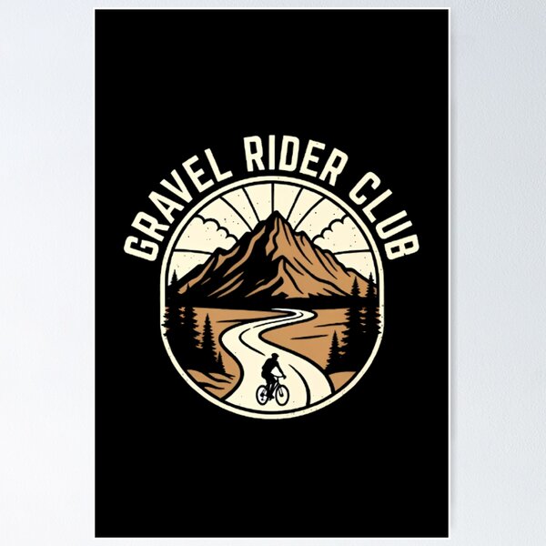 Item preview, Gravel Rider Club Mountain Path designed and sold by Linework Studio.