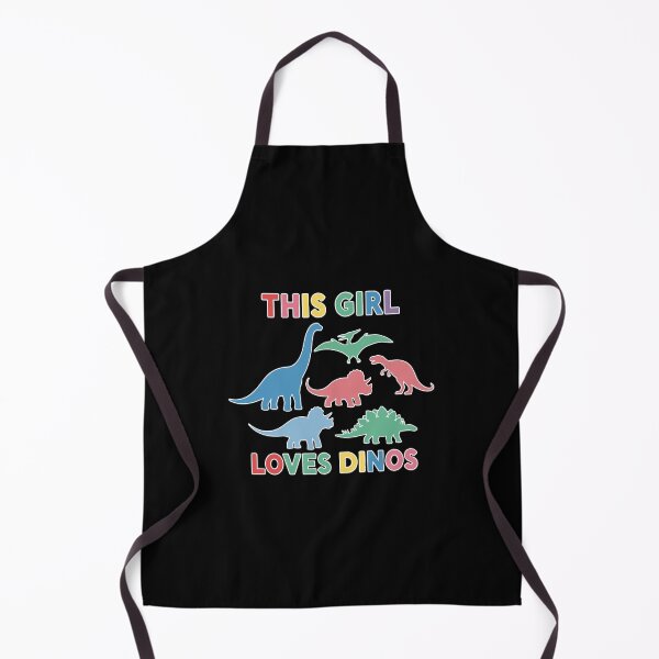 Item preview, This Girl Loves Dinos Dinosaur Lover Young Girl Kids Children designed and sold by PopStars1993.
