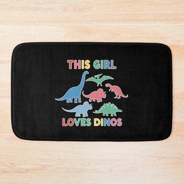 Item preview, This Girl Loves Dinos Dinosaur Lover Young Girl Kids Children designed and sold by PopStars1993.