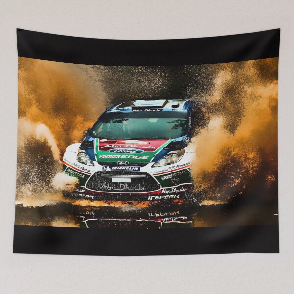 Item preview, Ford Fiesta WRC in Action Poster – Rally Racing Legend designed and sold by Road To Track.