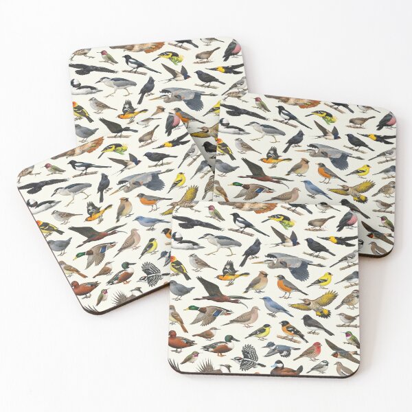 Item preview, Native Birds of Nevada Retro Style Identification Chart designed and sold by kakarikihill.