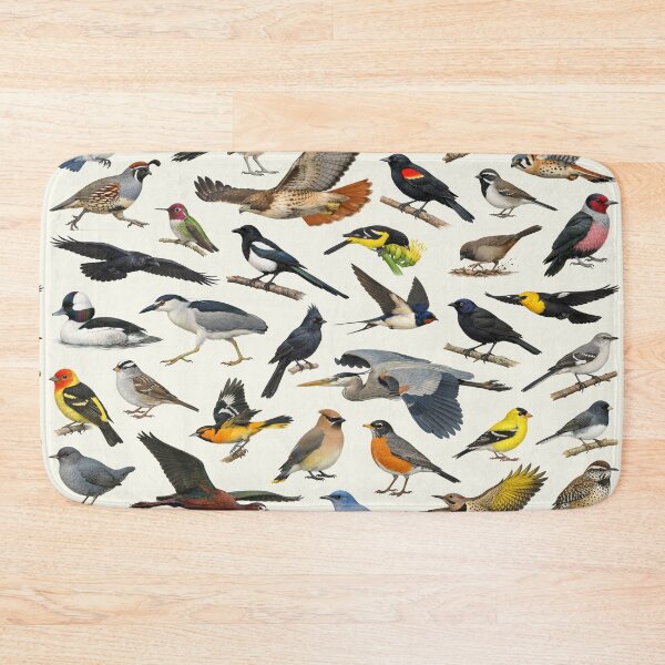 Item preview, Native Birds of Nevada Retro Style Identification Chart designed and sold by kakarikihill.