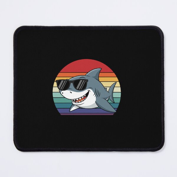 Item preview, Smiling Shark Sunglasses Retro Sunset Summer Ocean Lover designed and sold by PopStars1993.