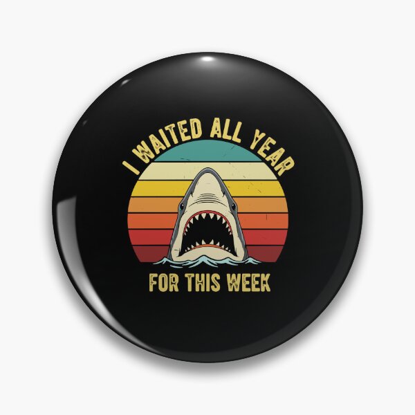 Item preview, I Waited All Year For This Week Shark Week Ocean Marine Lover designed and sold by PopStars1993.