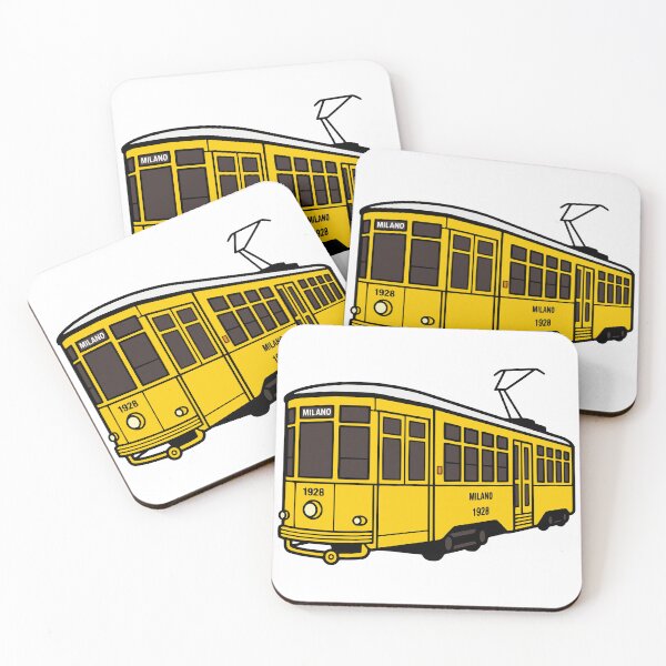 Item preview, Vintage Yellow Milan 1928 Tram designed and sold by Imaginationbeyond.