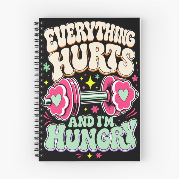 Item preview, Badass workout tshirt everything hurts and I m hungry designed and sold by santoshputhran.