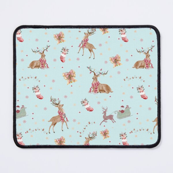Item preview, Christmas Reindeer Watercolor Pattern | Cozy Holiday Woodland Design for Phone Cases, Mugs, Tote Bags & Gifts designed and sold by PaperyAndInk.