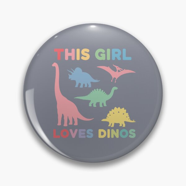 Item preview, This Girl Loves Dinos Dinosaur Lover Girl Kids Paleontology Prehistoric Enthusiast designed and sold by SofiBlair.