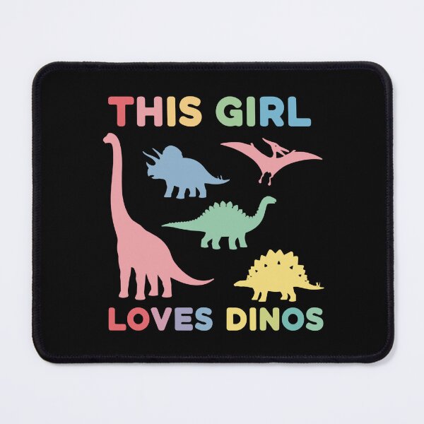 Item preview, This Girl Loves Dinos Dinosaur Lover Girl Kids Paleontology Prehistoric Enthusiast designed and sold by SofiBlair.