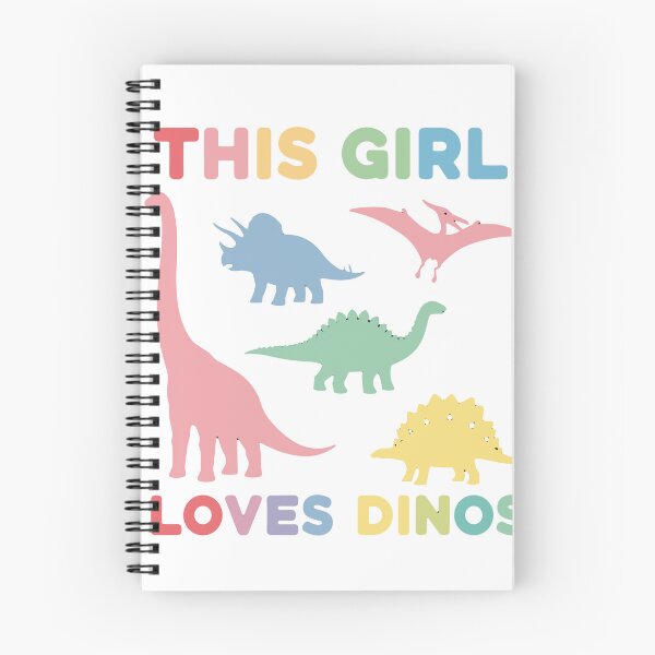 Item preview, This Girl Loves Dinos Dinosaur Lover Girl Kids Paleontology Prehistoric Enthusiast designed and sold by SofiBlair.