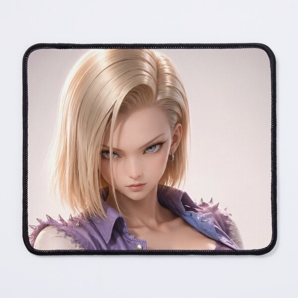 Item preview, Blonde Cyborg Warrior Girl | Futuristic Anime-Inspired Portrait Art designed and sold by Dyan4.