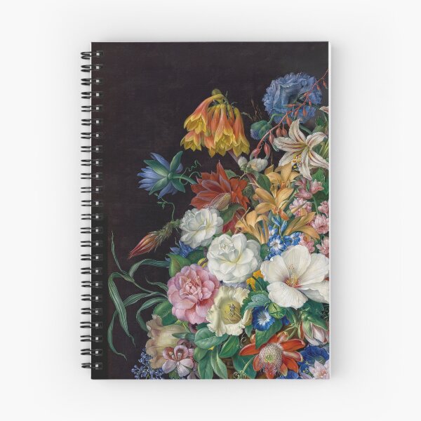 Item preview, Real Art Floral Arrangement Flowers Bouquet - Moody Botanical Art Nouveau designed and sold by Divine Ease.