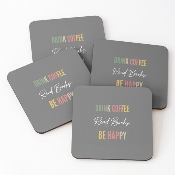 Item preview, Drink Coffee Read Books Be Happy Coffee Lover Bookworm Life designed and sold by SofiBlair.