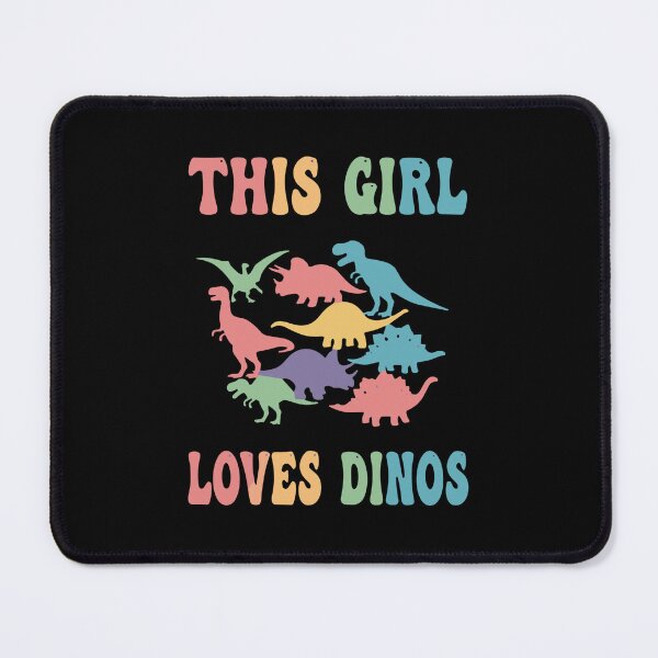 Item preview, This Girl Loves Dinos Dinosaur Fan Women Girls designed and sold by SofiBlair.