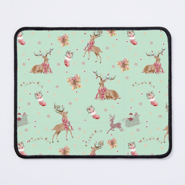 Item preview, Christmas Reindeer Watercolor Pattern | Cozy Holiday Woodland Design for Phone Cases, Mugs, Tote Bags & Gifts designed and sold by PaperyAndInk.