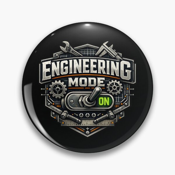 Item preview, Engineering Mode ON Vintage Industrial Engineer Graphic T-Shirt designed and sold by BankshopTH.