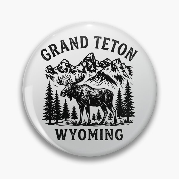 Item preview, Vintage Grand Teton Wyoming Moose designed and sold by Imaginationbeyond.