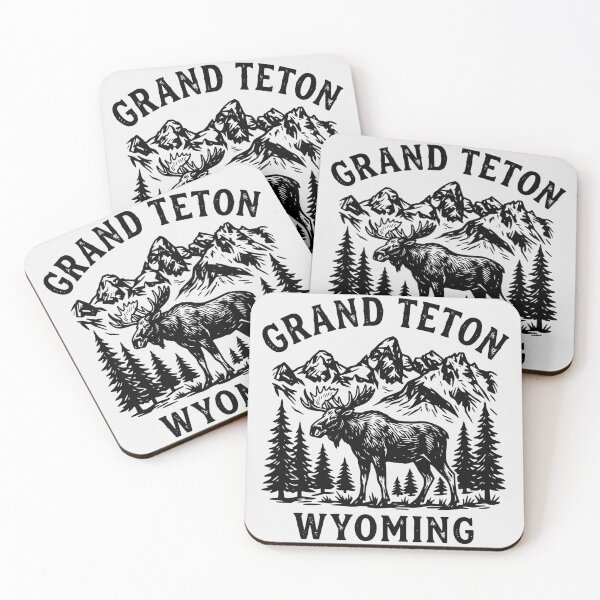 Item preview, Vintage Grand Teton Wyoming Moose designed and sold by Imaginationbeyond.