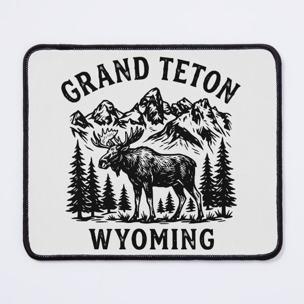 Item preview, Vintage Grand Teton Wyoming Moose designed and sold by Imaginationbeyond.