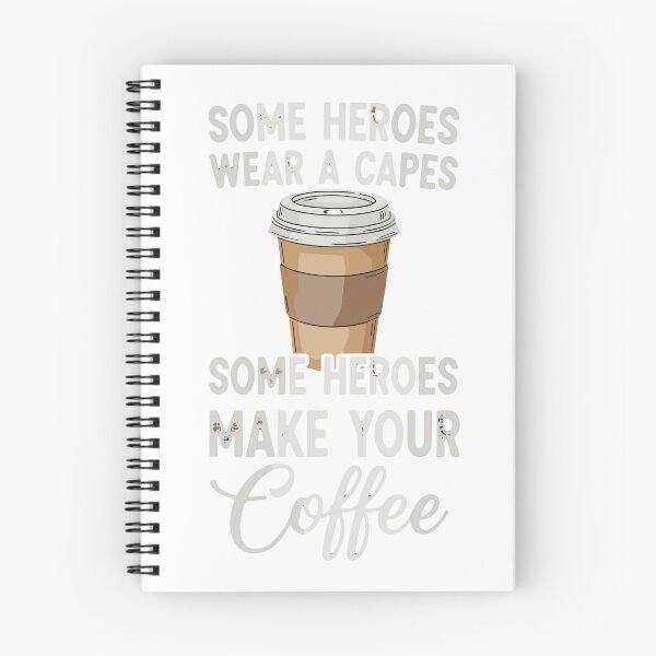 Item preview, Some Heroes Wear A Capes Some Heroes Make Your Coffee Barista Appreciation Coffee Lover Gift designed and sold by SofiBlair.