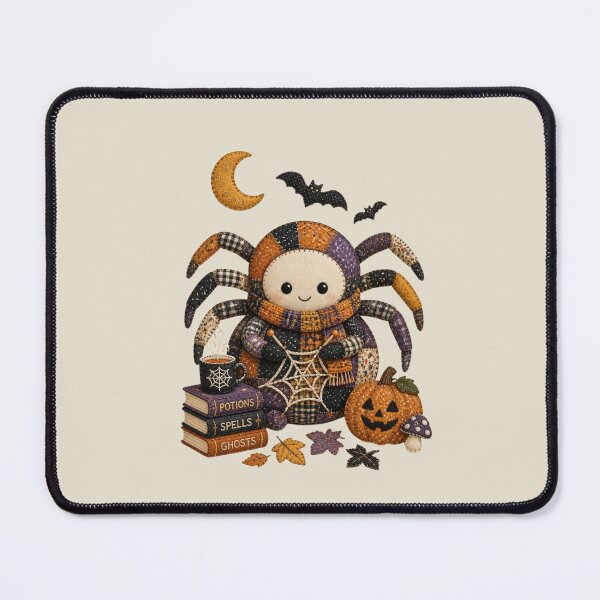Item preview, Cozy Spider Knitting Patchwork Halloween Design designed and sold by Panom Suavichien.
