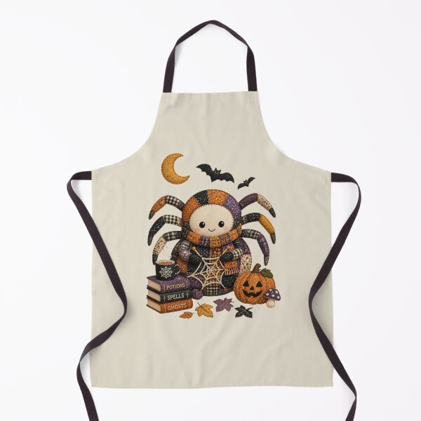 Item preview, Cozy Spider Knitting Patchwork Halloween Design designed and sold by Panom Suavichien.