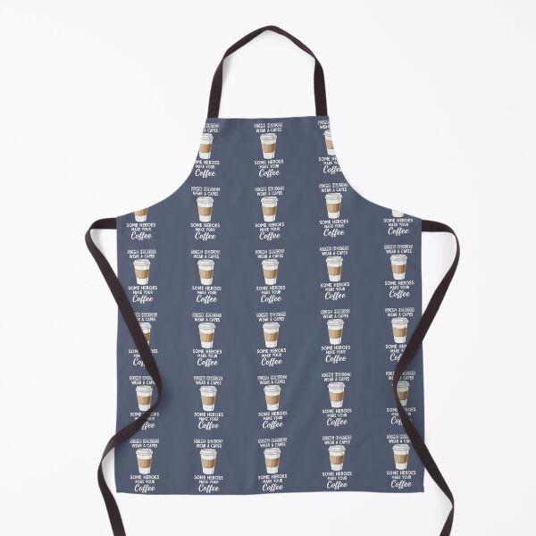 Item preview, Some Heroes Wear A Capes Some Heroes Make Your Coffee Barista Appreciation designed and sold by SofiBlair.
