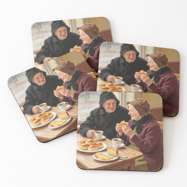 Item preview, Grandma and Grandpa - Sweet Morning Together  designed and sold by Bondingbonding.