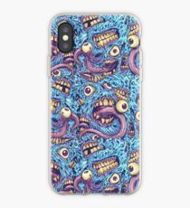 Eyeballs and Teeth Pattern iPhone Case