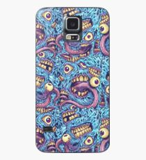 Funda/vinilo para Samsung Galaxy Globo ocular y patrón de dientes