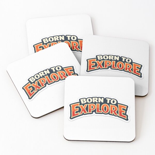 Item preview, Born To Explore Retro Travel Sticker designed and sold by SassyArtistry.