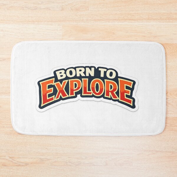 Item preview, Born To Explore Retro Travel Sticker designed and sold by SassyArtistry.