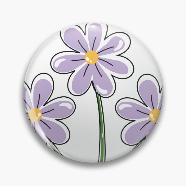 Item preview, Three stylized purple flowers. designed and sold by ZorianArt.