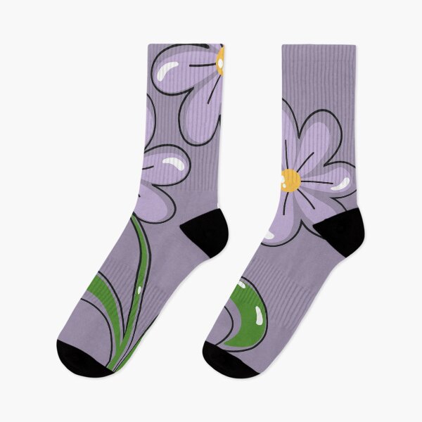 Item preview, Three stylized purple flowers. designed and sold by ZorianArt.