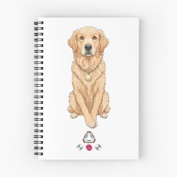 Item preview, Charming Golden Retriever Flat Illustration designed and sold by Whimsy Trail Co.