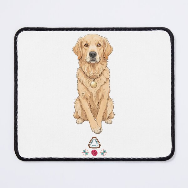 Item preview, Charming Golden Retriever Flat Illustration designed and sold by Whimsy Trail Co.