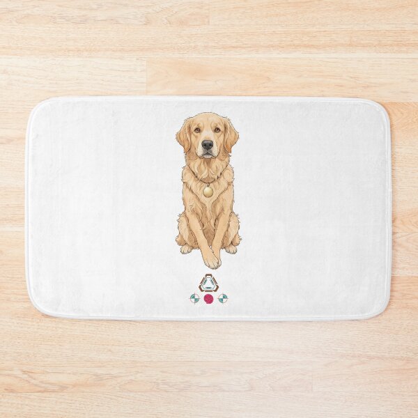 Item preview, Charming Golden Retriever Flat Illustration designed and sold by Whimsy Trail Co.